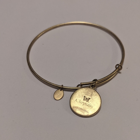 Chrysalis nautical charm bracelet bangle - adjustable gold tone - Picture 7 of 14